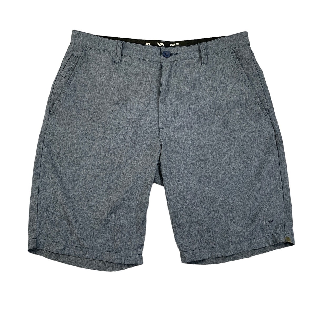 RVCA Shorts Mens 32 Gray All The Way Hybrid Dual Purpose Trunks