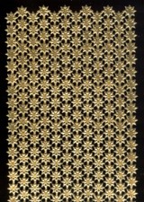 ANT GOLD FOIL GERMAN DRESDEN DIE CUT PAPER STAR BORDER