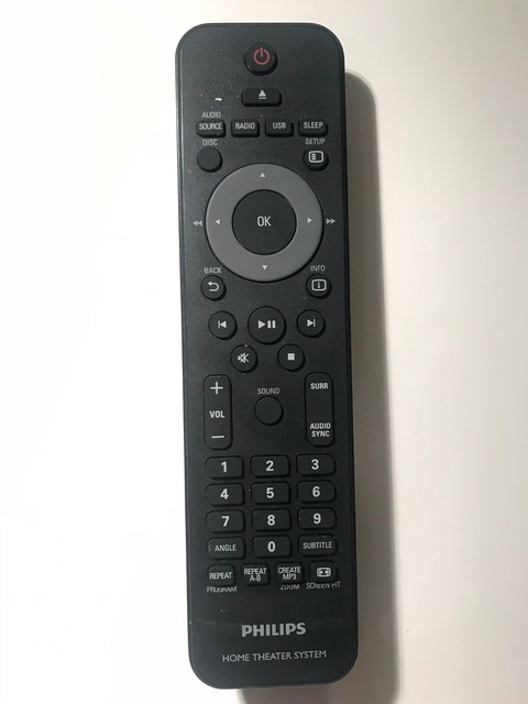 philips home theatre 5.1 remote