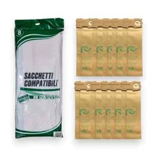 Sacchetti Per Aspirapolvere Folletto Modello VK 120 - 121 - 122 Compatibili 8pz