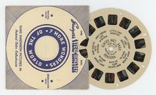 Glacier National Park Montana 1940's View-Master Circular hand-lettered Reel 46