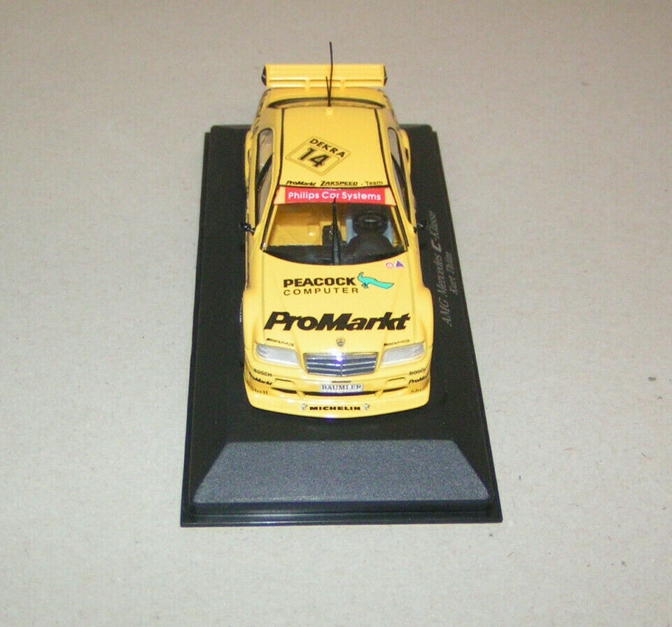 1/43 Minichamps Mercedes C-Klasse DTM Salzgitter Nr. 21 Grün - Gebraucht