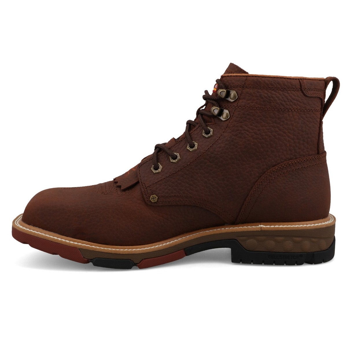 JOURNEYS1.1〜1.6 Twisted X Men's Shitake Brown Waterproof CellStretch Round