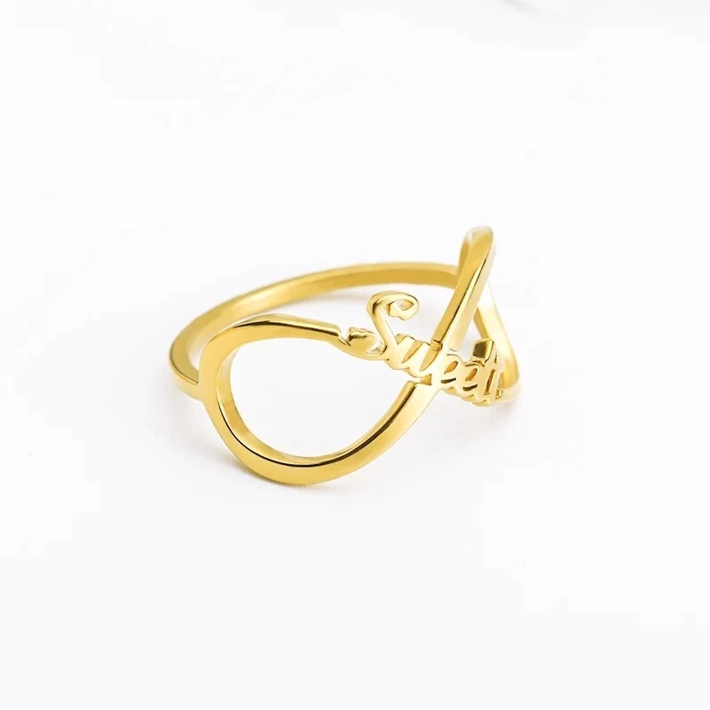 Infinity name hotsell ring