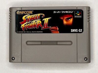 1992 Super Famicom Street Fighter 2 Nintendo Japanese Capcom Tested!