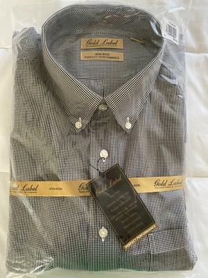 Roundtree & Yorke (Dillard's) Gold Label Men's Shirt, XL, 100% Cotton, No Iron | eBay