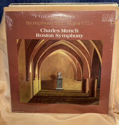 Schubert Symphony In C Major Charles Munich Boston Symphony AGLI-5064  Sealed 