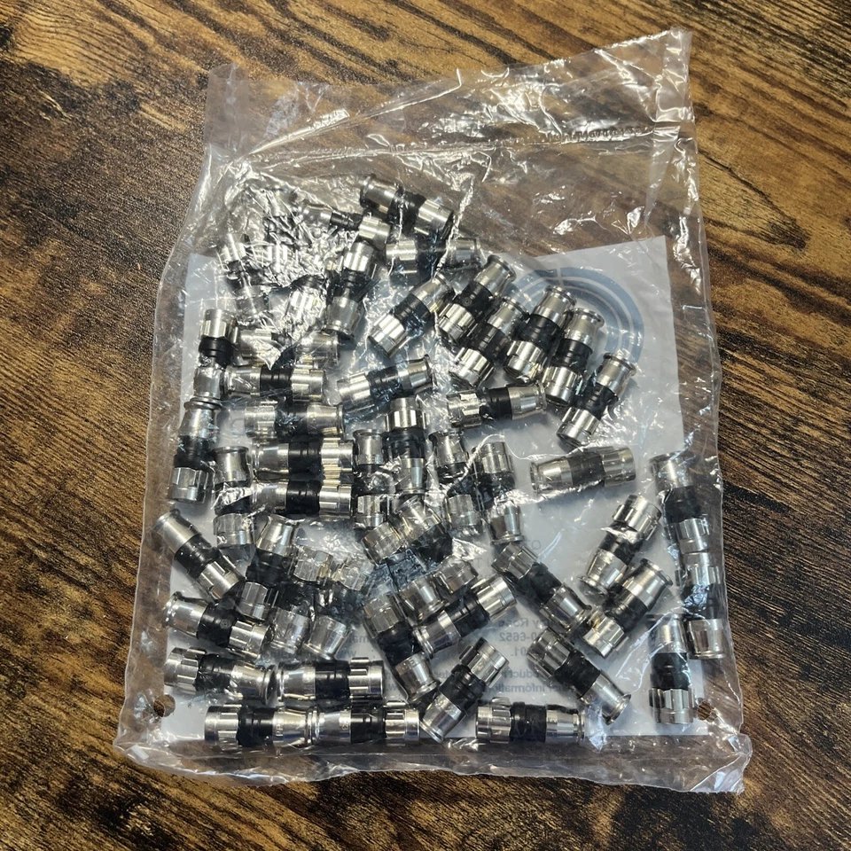 1000 PPC Belden EX59PLUS-X RG59 Cable Compression Connectors - Image 3 of 4