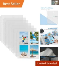 Durable Heavy Duty Photo Sleeves - 30 Pack for Long-Term Storage, 240 Pictures