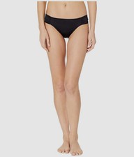 73 LA Blanca Women's Black Side Shirred Island Goddess Bikini Bottom Size 2