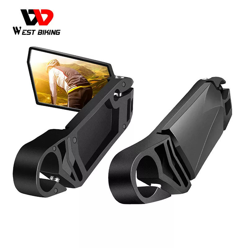WEST BIKING Bike Rear View Mirror Foldable Rotation Bicycle