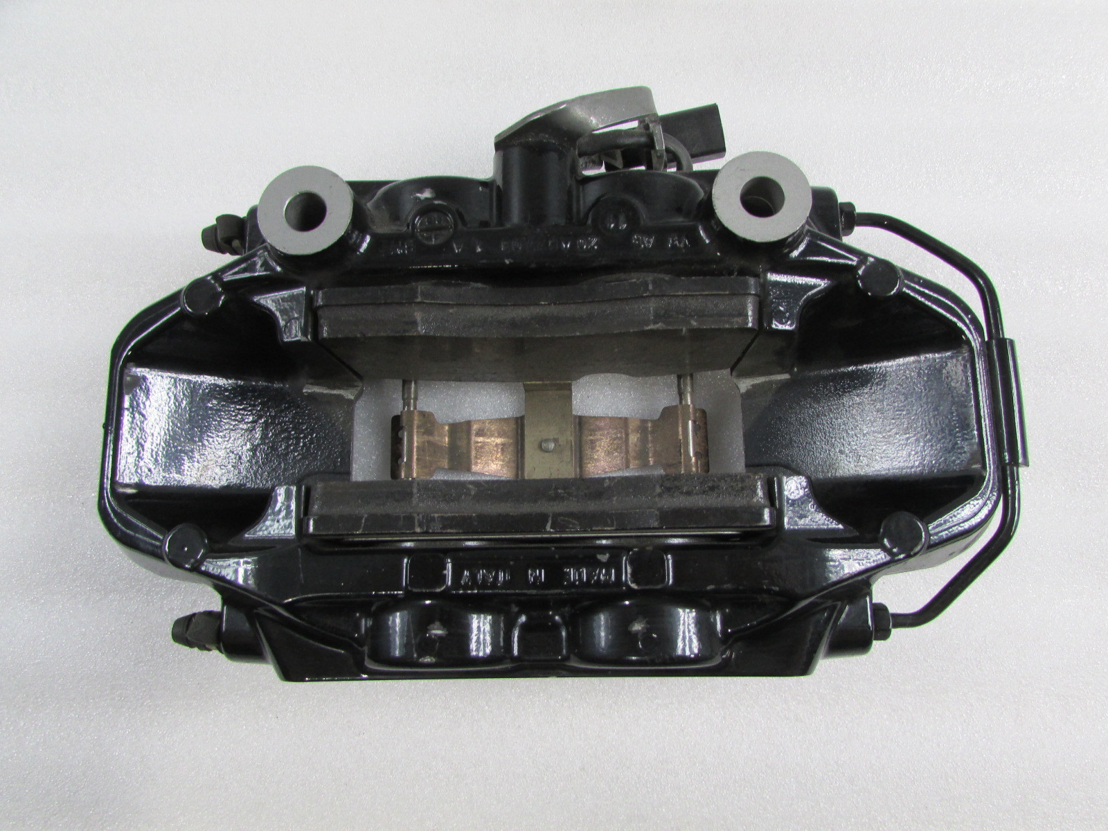 Lamborghini Aventador, Left Rear CCM Brake Caliper, Black, Used, P/N 470615405B
