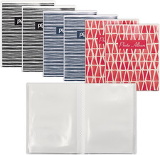 36 Photo Mini Photo Album, 4 x 6 Inch, Pack of 6, Flexible Cover with Removable