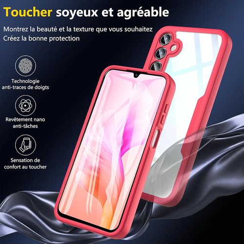 Coque 360° pour Samsung Galaxy S24 FE S23 FE S22 Plus S21 Plus Silicone + PC - Imagen 12 de 18