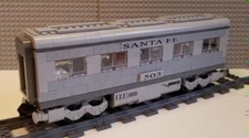 Custom Train Santa Fe F7 Coach Car -PLEASE READ ITEM DESCRIPTION-