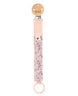 Bibs X Liberty Pacifier Clip Eloise/Blush