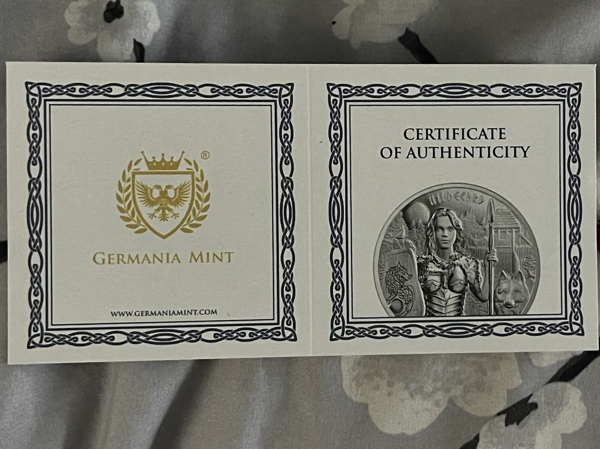 2022 Germania Valkyries Hildegard 1 oz Silver BU | eBay