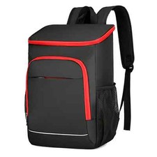 Zaino Termico 25 Litri da spiaggia estate Borsa Termica Porta Pranzo frigo NERO