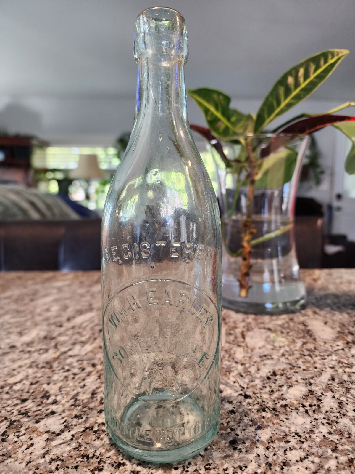 Wm.H.EARLEY SOMERVILLE N.J. AQUA BEER/SODA ANTIQUE BOTTLE eBay