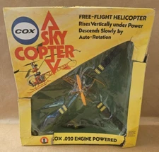 Vintage Cox Sky Copter .020 Stock No. 7100 w Box. Untested