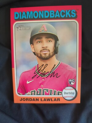 2024 Topps Heritage - Jordan Lawlar - #OB-33 Oversized Boxloader Card ...