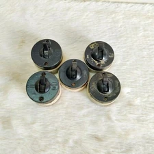 Vintage Bakelite Ceramic Electric Switch Working Dec Collectibles 5 pcs C141