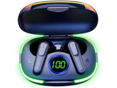 True Wireless Bluetooth Earbuds in-Ear Headphones Headset with Charging Case