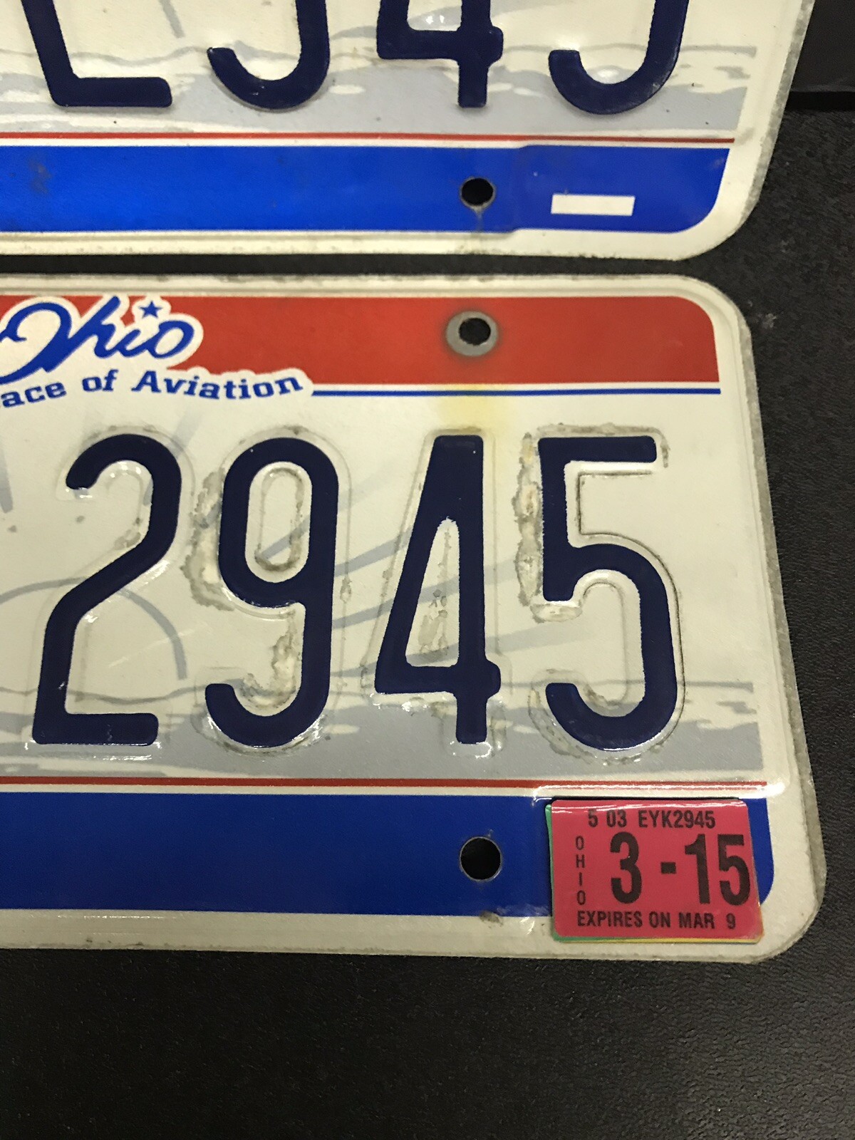 2 Ohio License Plates Stark County Ohio 2015 eBay