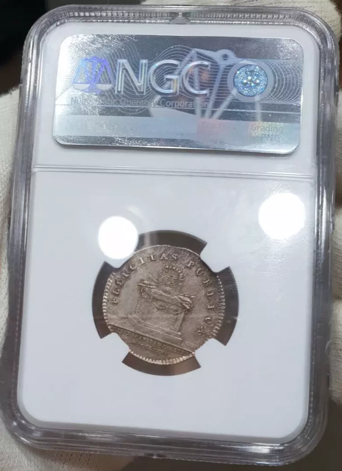 NGC Frankfurt 1790 MS-63 Silver Coronation Ducat Pattern Coin Germany Very Rare - Image 3 of 4