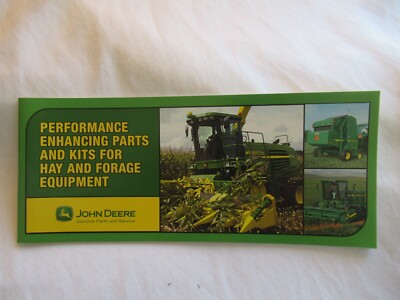 John Deere performance enhancing parts kits for hay forage equipment brochure