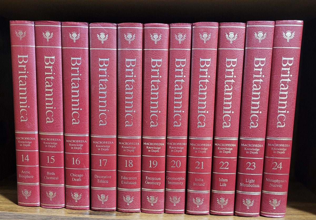 Encyclopedia Britannica 15 Edition 1987 Complete 29 Set With 2