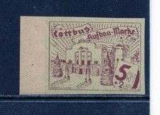 Cottbus Mi 20 w U Seitenrand links postfrisch - ungez&auml;hnt