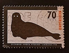 Francobolli Olanda Fauna Animali Foca 70C Mi 1280 Sc 675 Yv 1250 1985
