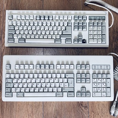 Vintage Cherry G83-3000 Tastatur + Monterey FKD45AK108 Retro Mechanisch DIN Paar