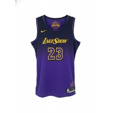 NWT LA Lakers Nike City Edition LakeShow LeBron James Jersey S Small FQ4346-504
