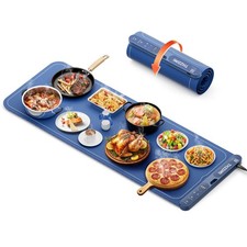 Extra Large Food Warming Mat 40"x16"- Fast Heating Silicone Electric Warming ...