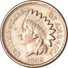 1859 1C Indian Head Cent XF K19048