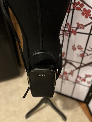 Dkny Black Cross Body Phone Bag