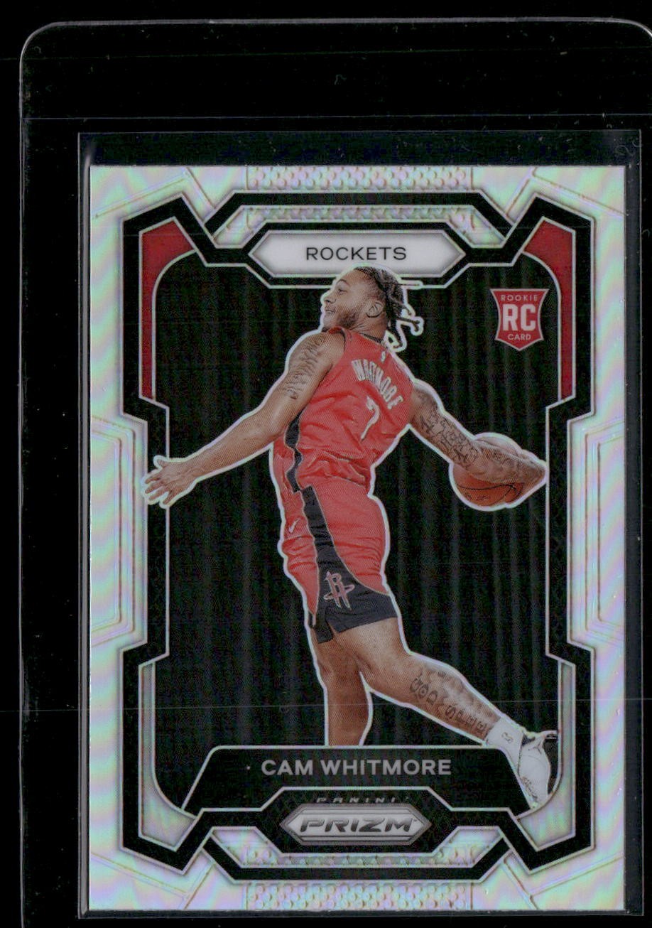 2023-24 Panini Prizm Cam Whitmore #129 Rookie Prizms Silver