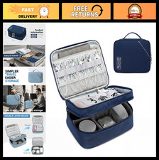 Universal Cable Organizer Case for Electronics - Travel Accessories for Charger,