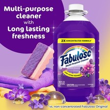 2X Multi-Purpose Cleaner, No Rinse Floor Cleaner, Lavender Scent, 169 fl oz