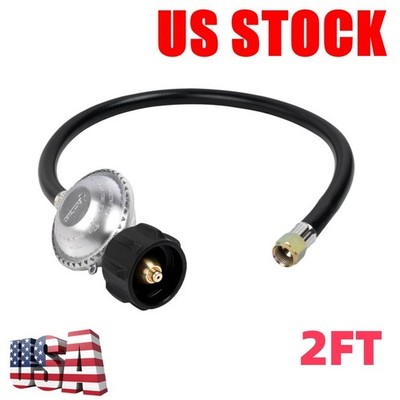 2FT Propane Regulator Hose Replacement for Grill Blackstone Weber BBQ Grill