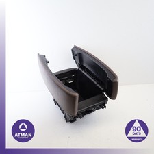 14-18 Bmw F15 X5 Front Center Console Armrest Arm Rest Brown 51169285086 Oem