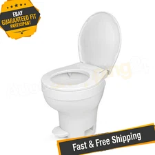 Thetford 31835 White Aqua Magic VI High Profile RV Toilet