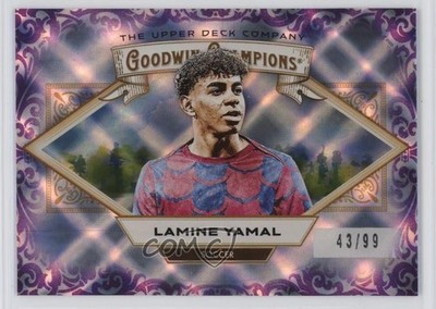 2025 Goodwin Champions Horizontal Purple Diamond 43/99 Lamine Yamal #98 1ai1