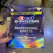 Crest 3D Whitestrips - Levels 19 Whiter Professional Effects - 44 Strips 2x 22 