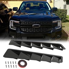 For Ford Ranger Raptor Carbon Car Hood Vent Scoop Louver Panels Cover Air Intake For Ford Ranger Raptor Carbon Car Hood Vent Scoop Louver Panels Cover Air Intake