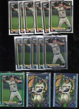 Bowman Chrome- Brock Wilken (14) Card Rookie Prospect Milwaukee Brewers BW1 - 1A