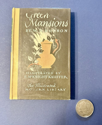 W. H. Hudson Green Mansions Illustrated Modern Library HC 1944 Random House
