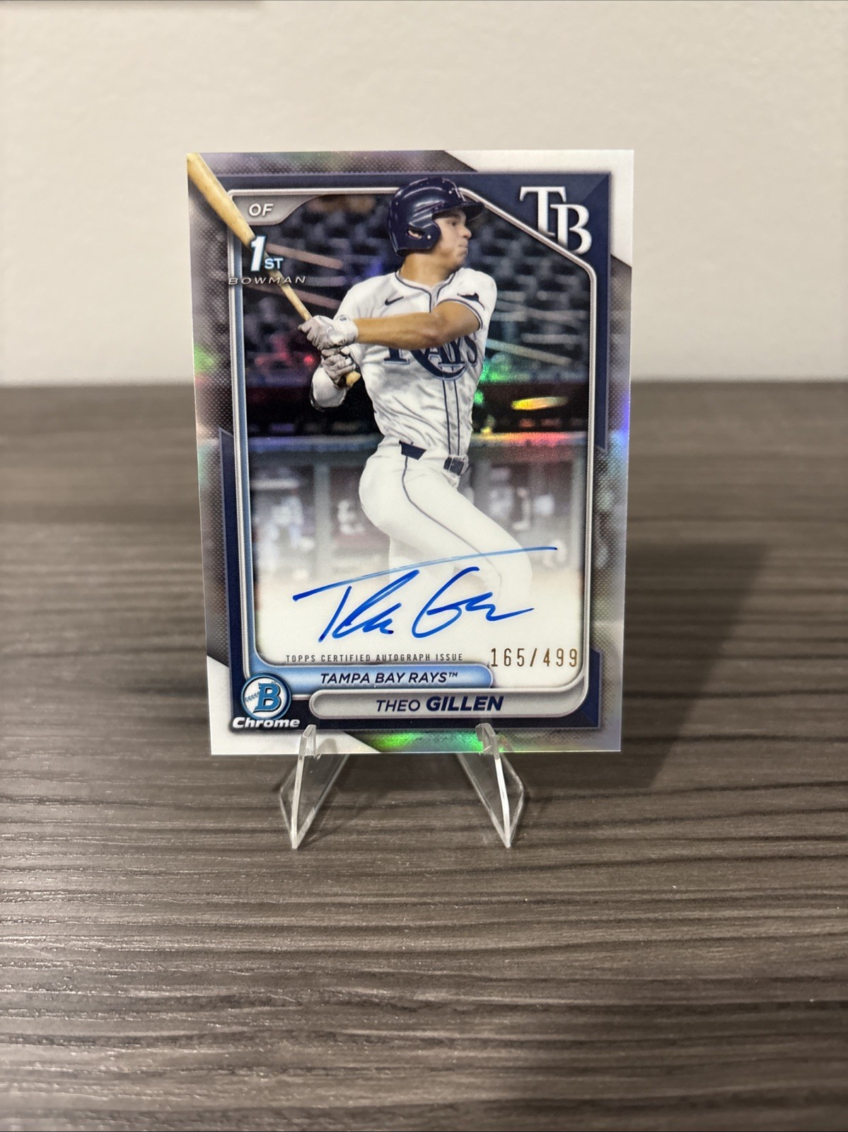 2024 Bowman Draft - Chrome Prospect Refractor Autograph Theo Gillen #CPA-TG /499